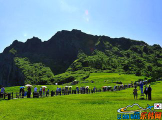 韩国济州岛城山日出峰